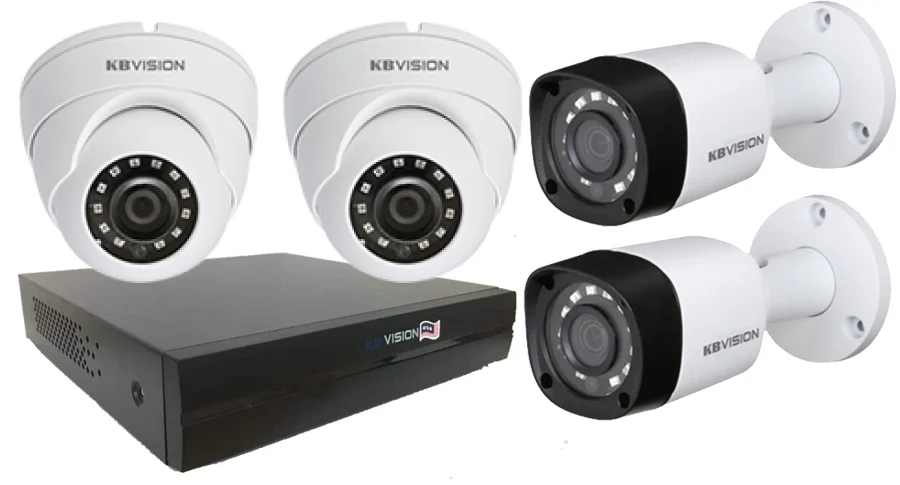 GIỚI THIỆU LẮP ĐẶT TRỌN BỘ 4 CAMERA KB-1004S