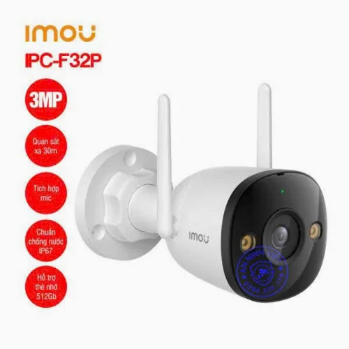 Camera Wifi ngoài trời 3MP IMOU IPC-F32P