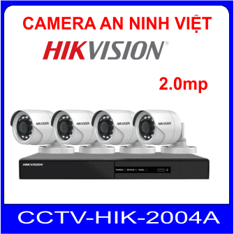 BỘ 4 Camera HIK-VISION ANALOG